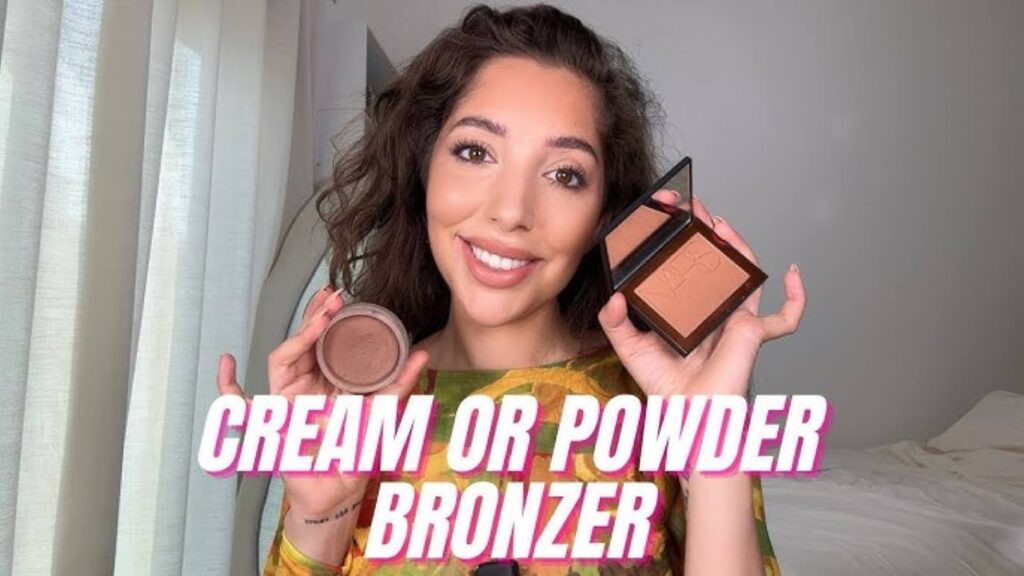 Right bronze for keeping makeup sweat-proof