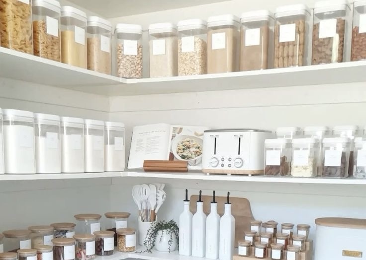 An organized pantry