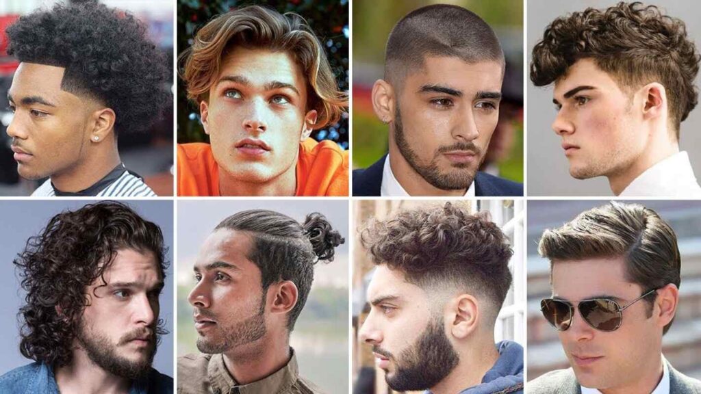 A variation of probable men's hairstyle