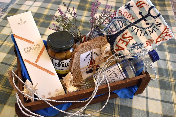 A  Travel-Themed Gift Basket