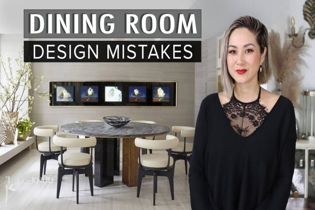 Common dining room design mistakes and fixes