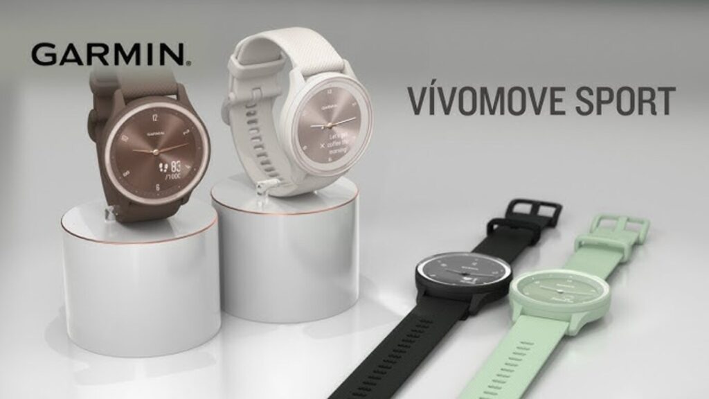 Garmin smartwatches in an official demo