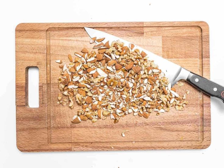 Homemade Granola On a Wooden Tray