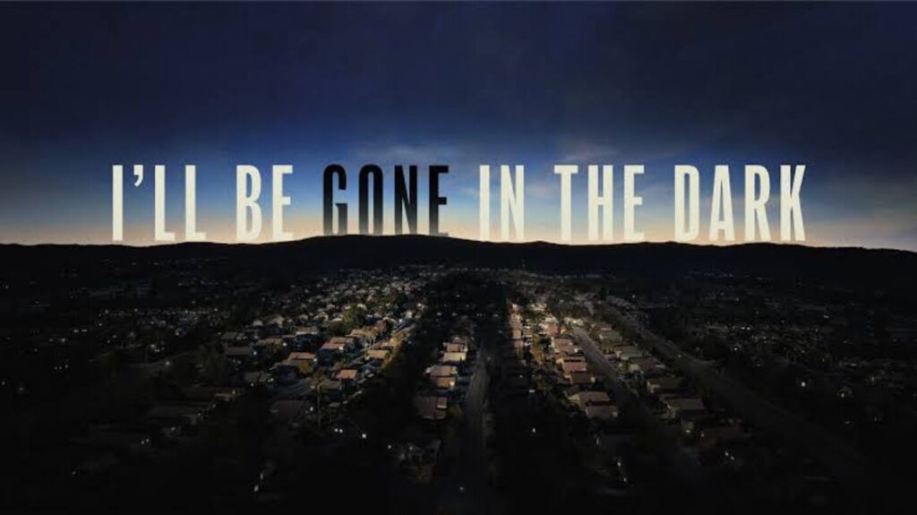 Promotional poster for a screen adaptation of I'll Gone in the Dark