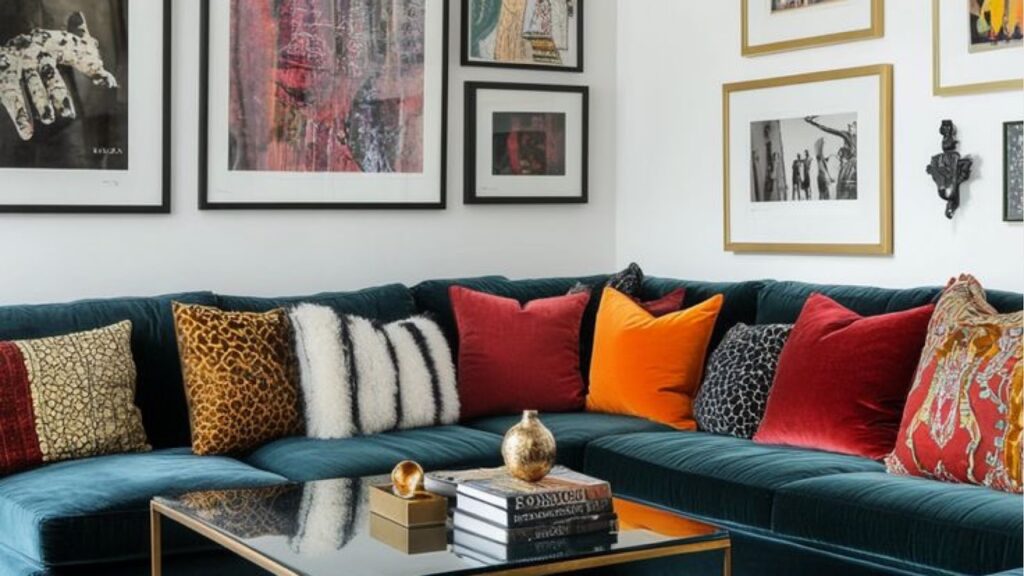 Bold Colors and Patterns of an Apartment