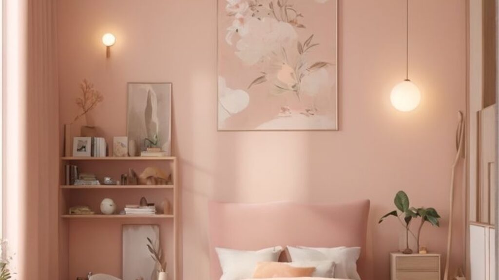 Peachy Pink Paint Color