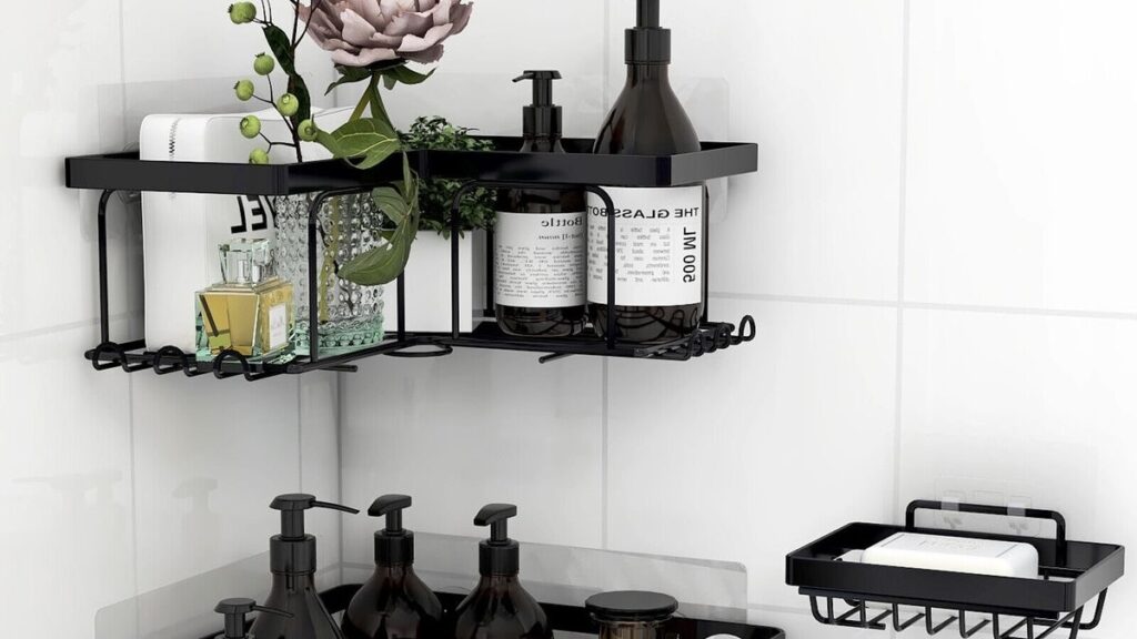 Hang Shower Caddies for Better Bathroom Organization