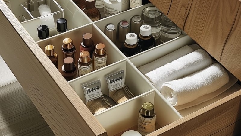 Organize Drawers with Dividers 
