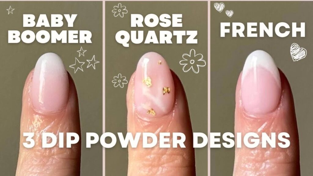 Impressive dip powder designs that goes well with your natural nails