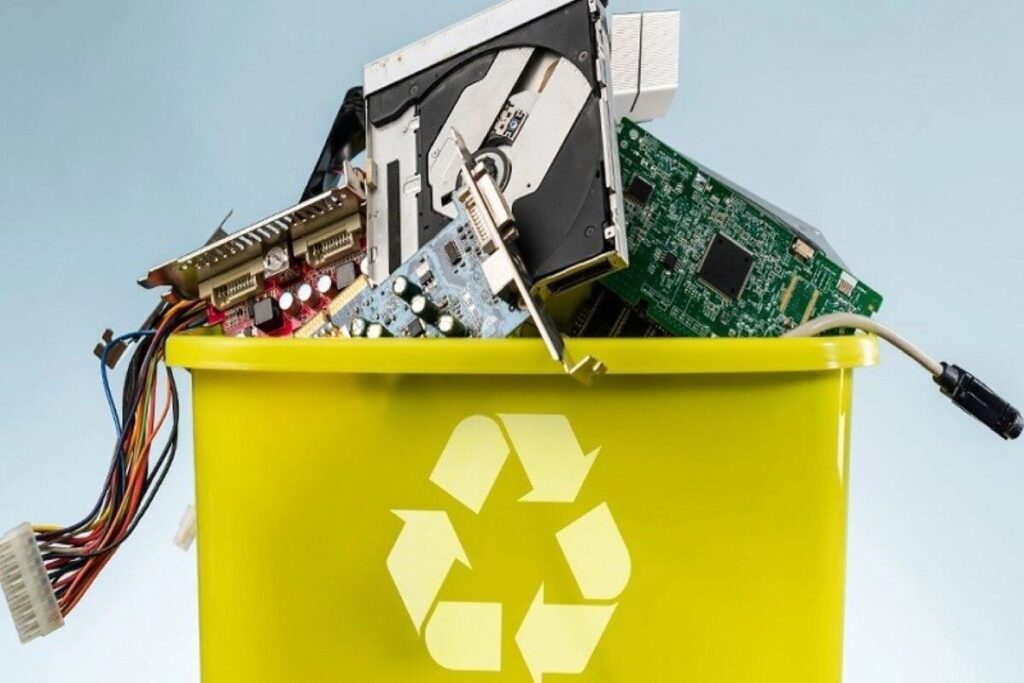 An industry canvassing for recycling of e-waste