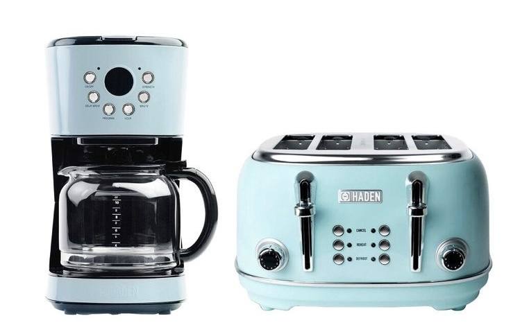 A Toaster and coffee maker