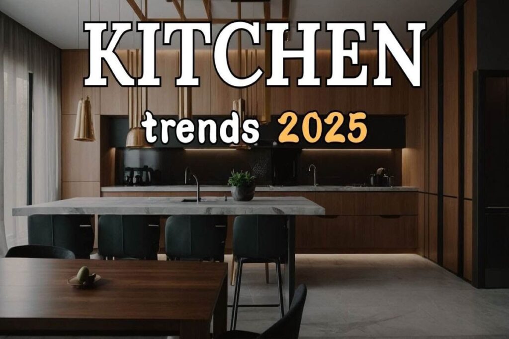 An explainer poster on common trends to expect in kitchen design