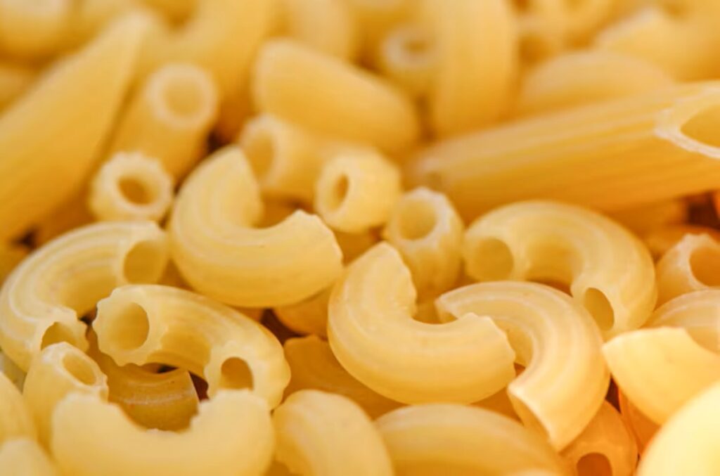 Dry pasta, macaroni