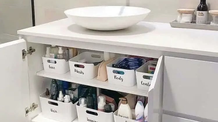 Bathroom Organizing