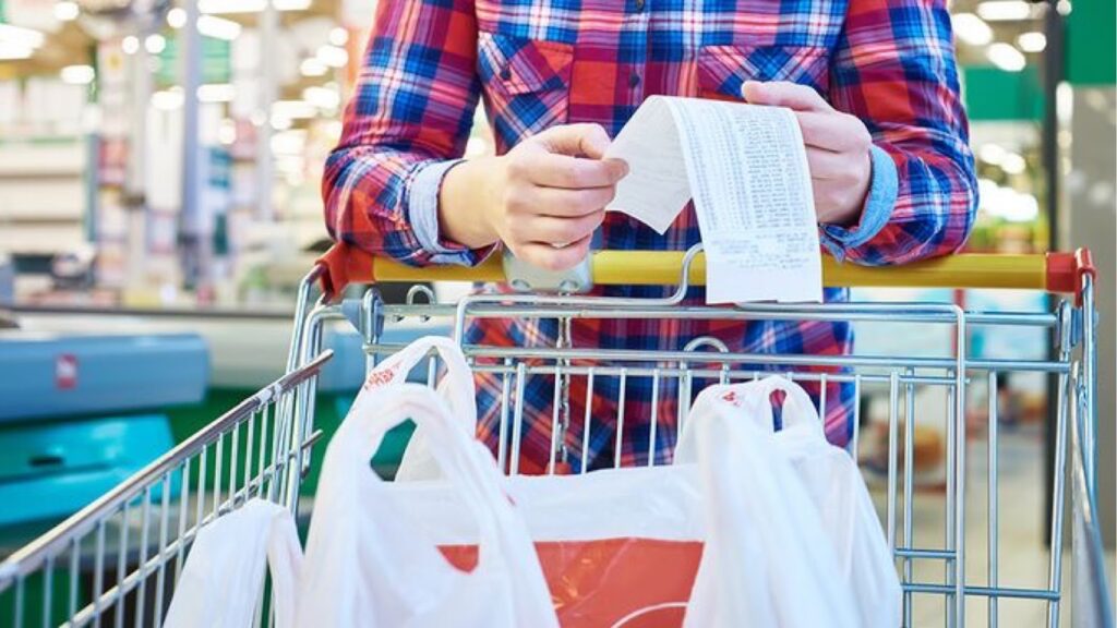 Man Shopping Without a List