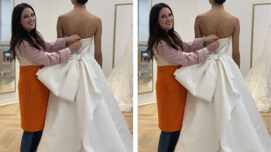 A Celebrity-Inspired Wedding Dress