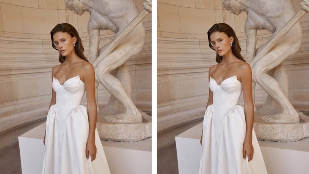 A Minimalist Wedding Dress