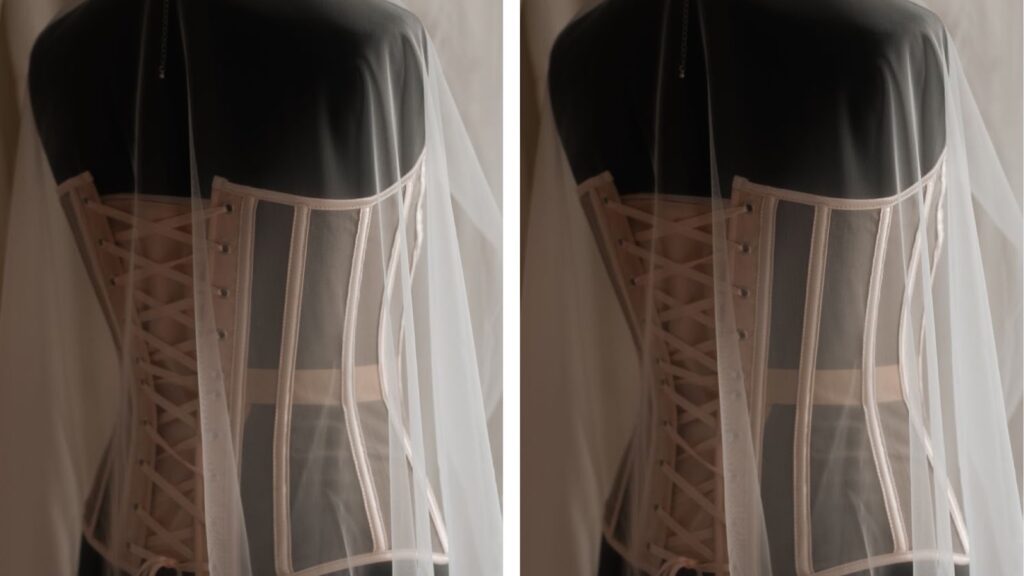 A Bridal Sheer Corset