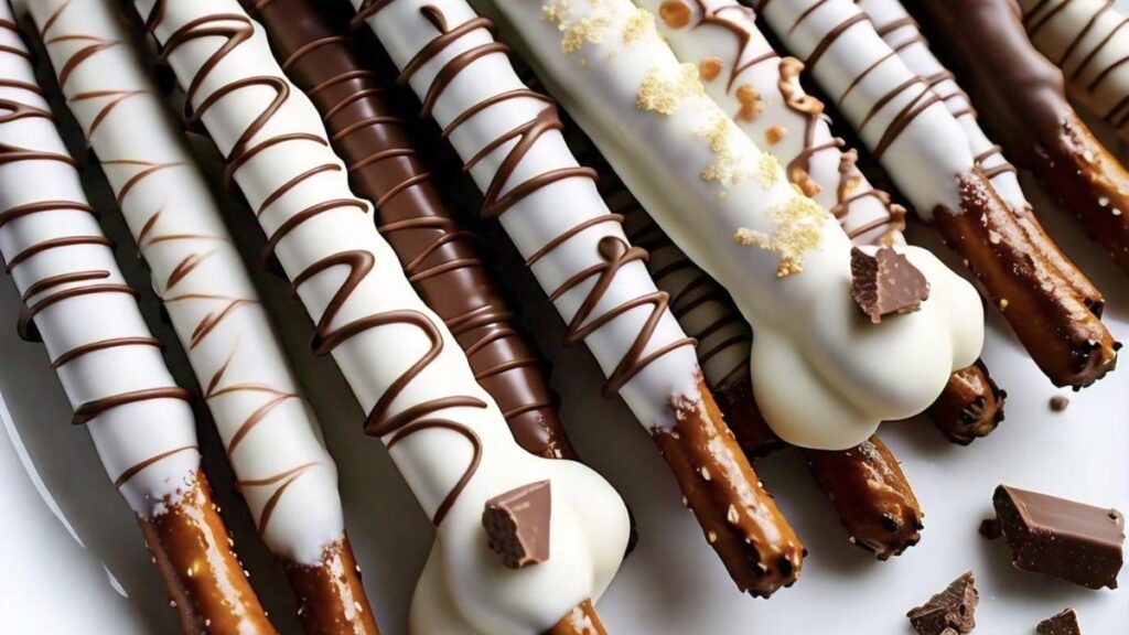 Chocolate-Dipped Pretzels