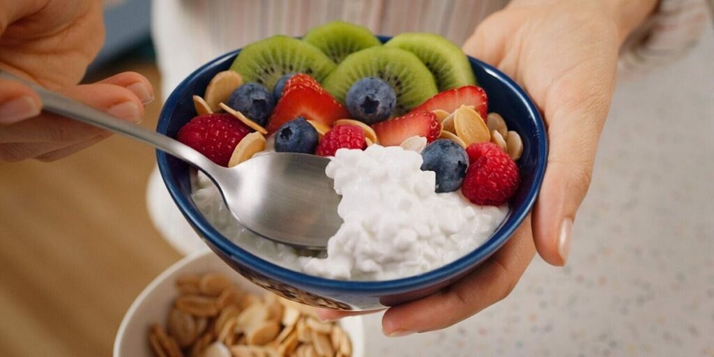 Cottage Cheese with Fresh Fruit