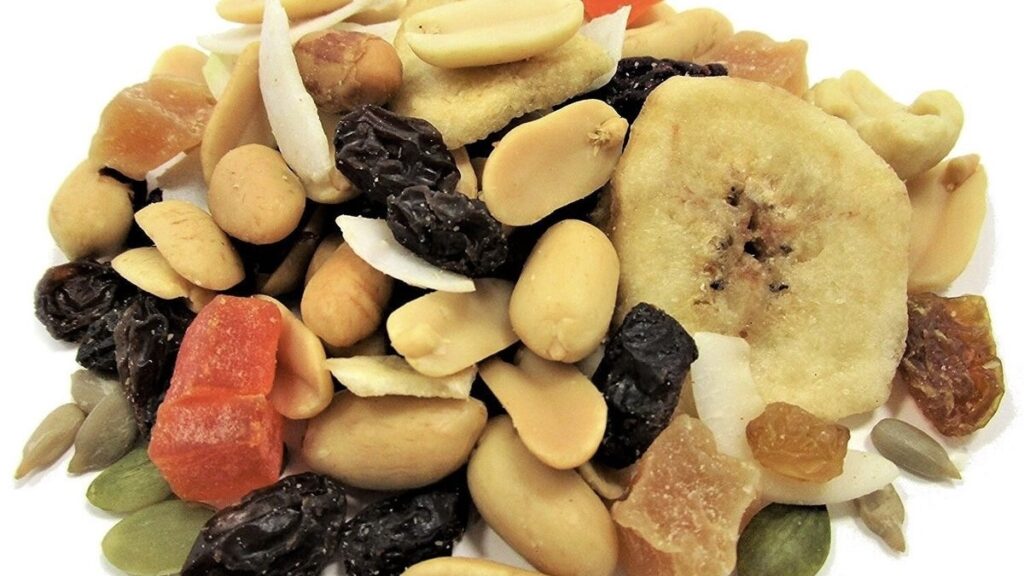 Trail Mix with Nuts and Dried Fruit