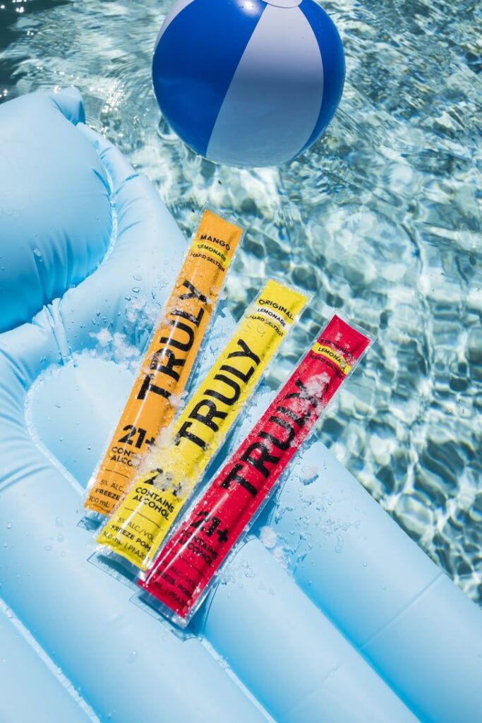 Electrolyte ice pops